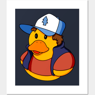 Dipper Pines Rubber Duck Posters and Art